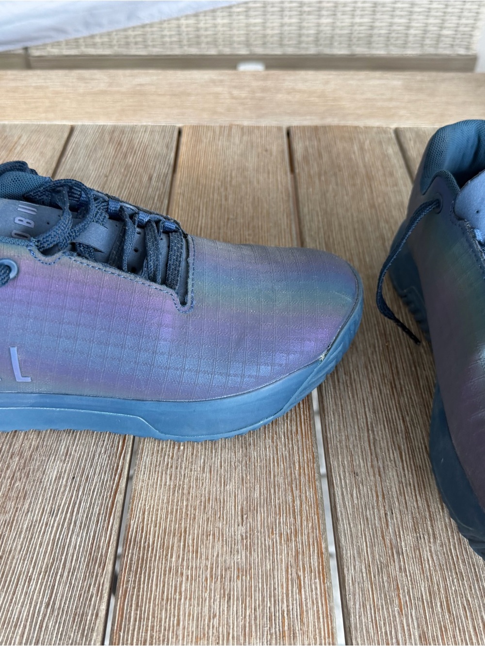 NOBULL Iridescent Purple-Blue Athletic Shoes
